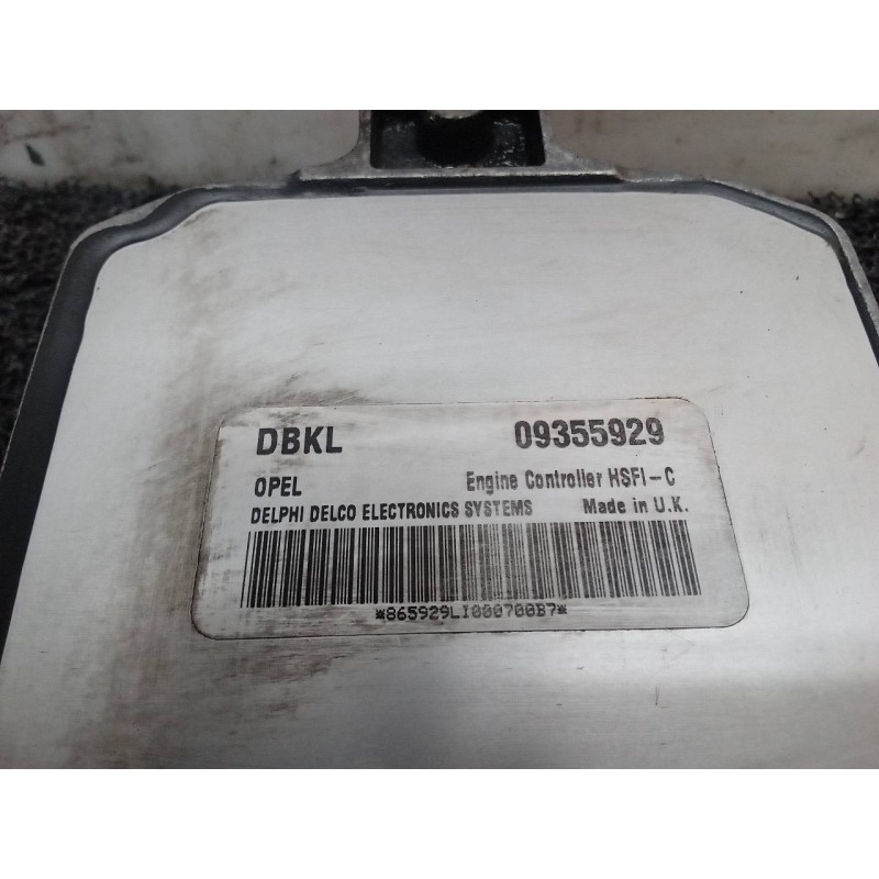Recambio de centralita motor uce para opel astra g berlina comfort referencia OEM IAM 09355929 - Rojo 3