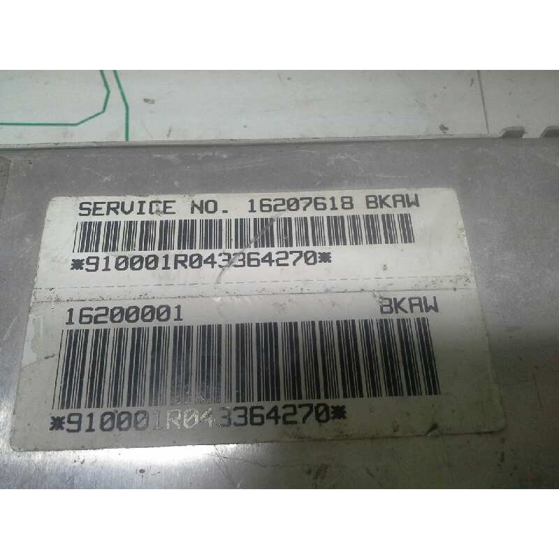 Recambio de centralita motor uce para pontiac firebird'89 referencia OEM IAM 16200001 910001R043364270 16207618 2