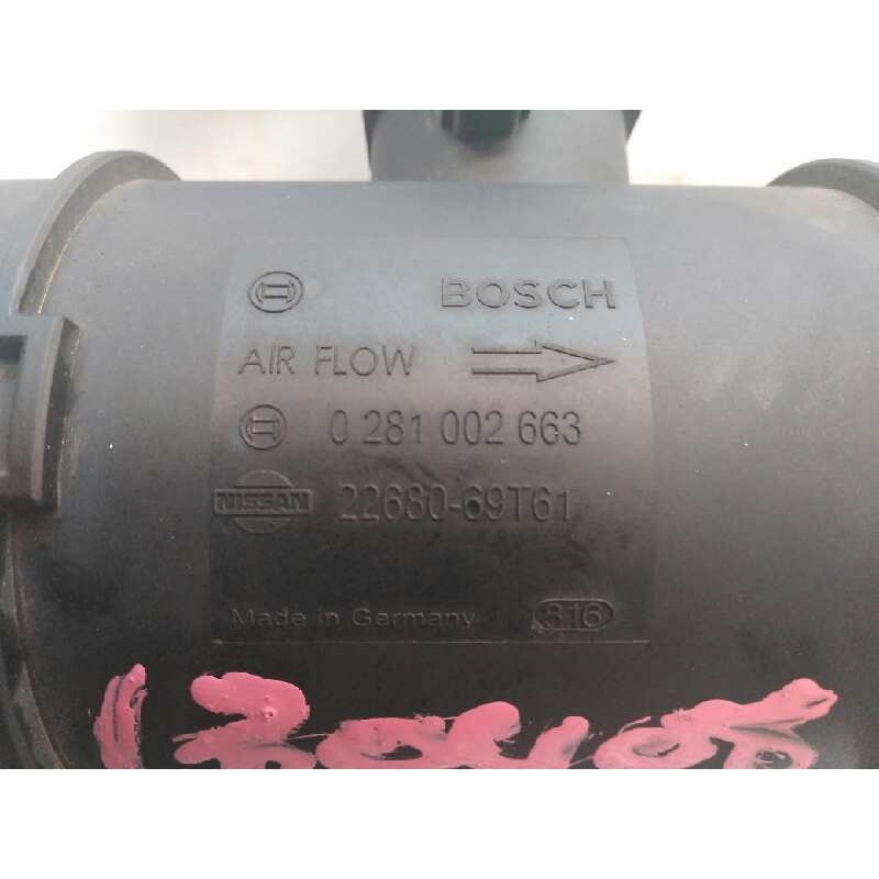 Recambio de caudalimetro para nissan cabstar e 2.7 td referencia OEM IAM 0281002663 2268069T61 - Blanco 5