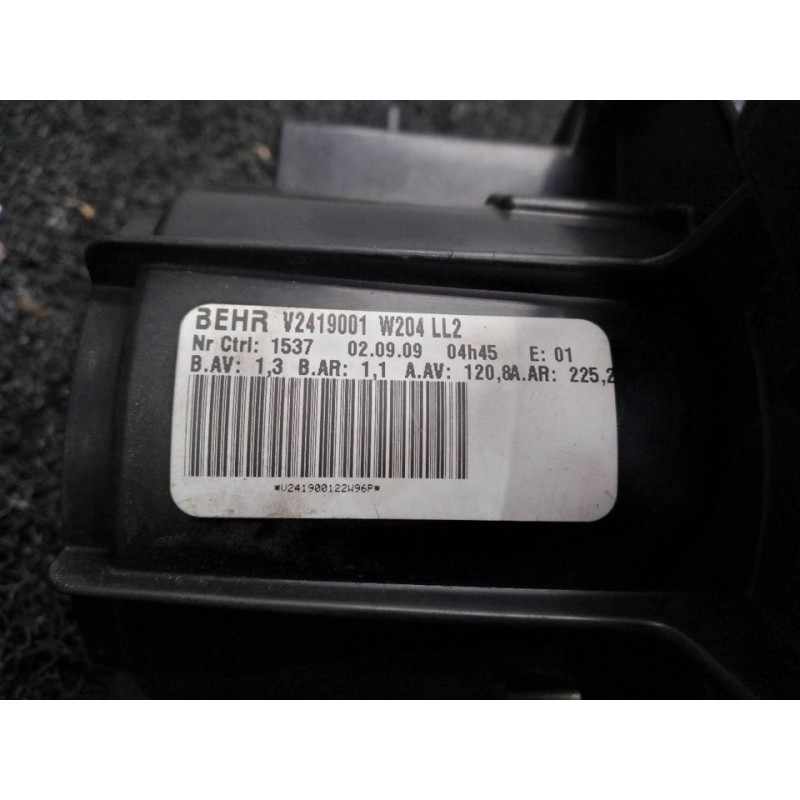 Recambio de motor calefaccion para mercedes-benz clase c (w204) berlina c 250 cdi blueefficiency (204.003) referencia OEM IAM V2 - Negro 4