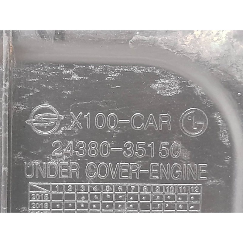 Recambio de cubrecarter para ssangyong tivoli limited 4x2 referencia OEM IAM 2438035150 2
