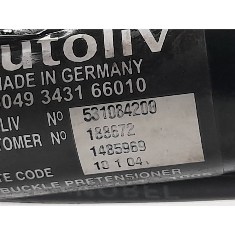 Recambio de pretensor airbag derecho para bmw mini (r50,r53) one d referencia OEM IAM 531084200 2