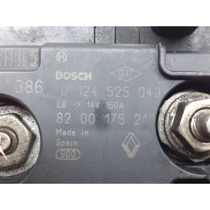 Recambio de alternador para renault laguna ii (bg0) privilege referencia OEM IAM 8200175210 0124525043 - Blanco 2