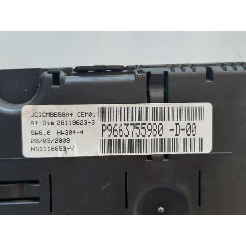 Recambio de cuadro instrumentos para citroën c4 grand picasso exclusive referencia OEM IAM 9663755980 281196233 - Azul 2