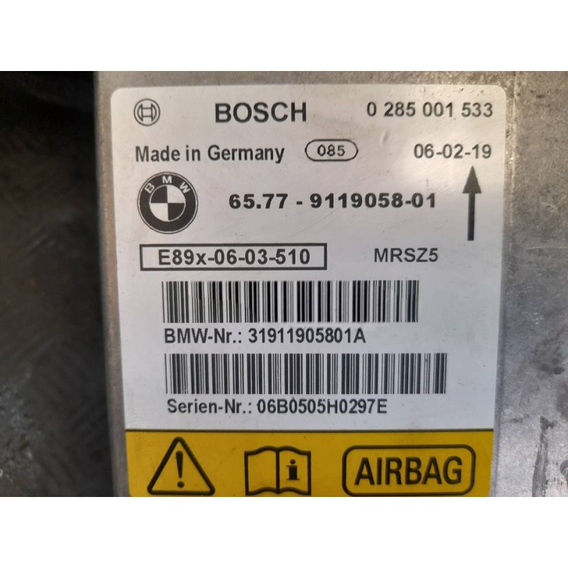 Recambio de kit airbag para bmw serie 3 berlina (e90) 320i referencia OEM IAM 6577911905801 06B0610P0983B 34017464A - Gris 7