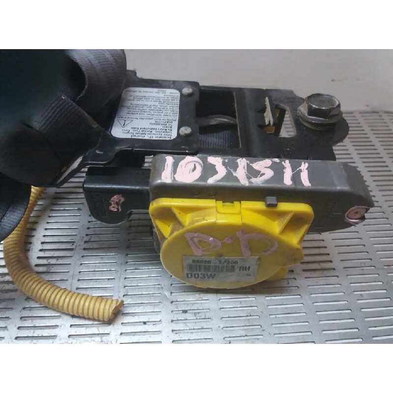 Recambio de cinturon seguridad delantero derecho para kia cerato 1.6 cat referencia OEM IAM - Gris 2