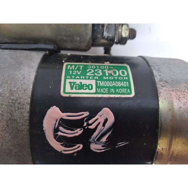 Recambio de motor arranque para hyundai elantra (xd) 2.0 style (5-ptas.) referencia OEM IAM 3610023100 TM000A08401 VALEO 4
