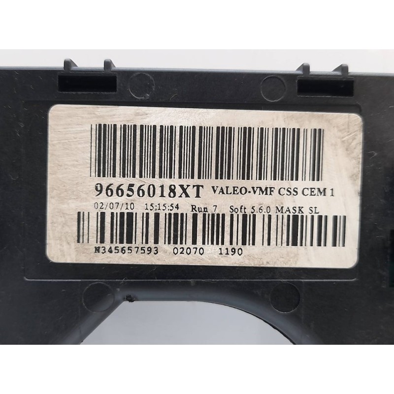 Recambio de mando luces para citroën c4 grand picasso exclusive referencia OEM IAM 96656018XT  COM 2000 - Negro 2