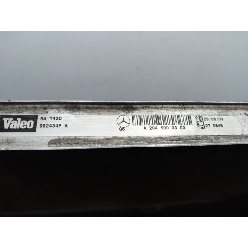 Recambio de radiador agua para mercedes-benz clase c (w204) berlina c 250 cdi blueefficiency (204.003) referencia OEM IAM A20450 - Negro 2