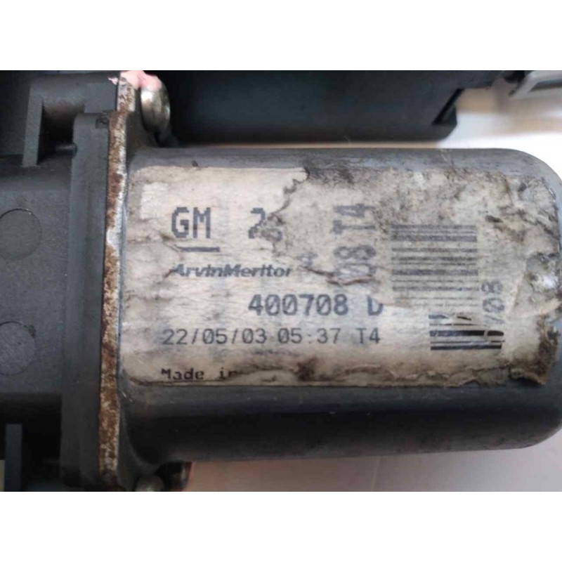 Recambio de elevalunas delantero izquierdo para opel corsa c 1.2 16v cat (z 12 xe / lw4) referencia OEM IAM 114708 400708D - Azul 2