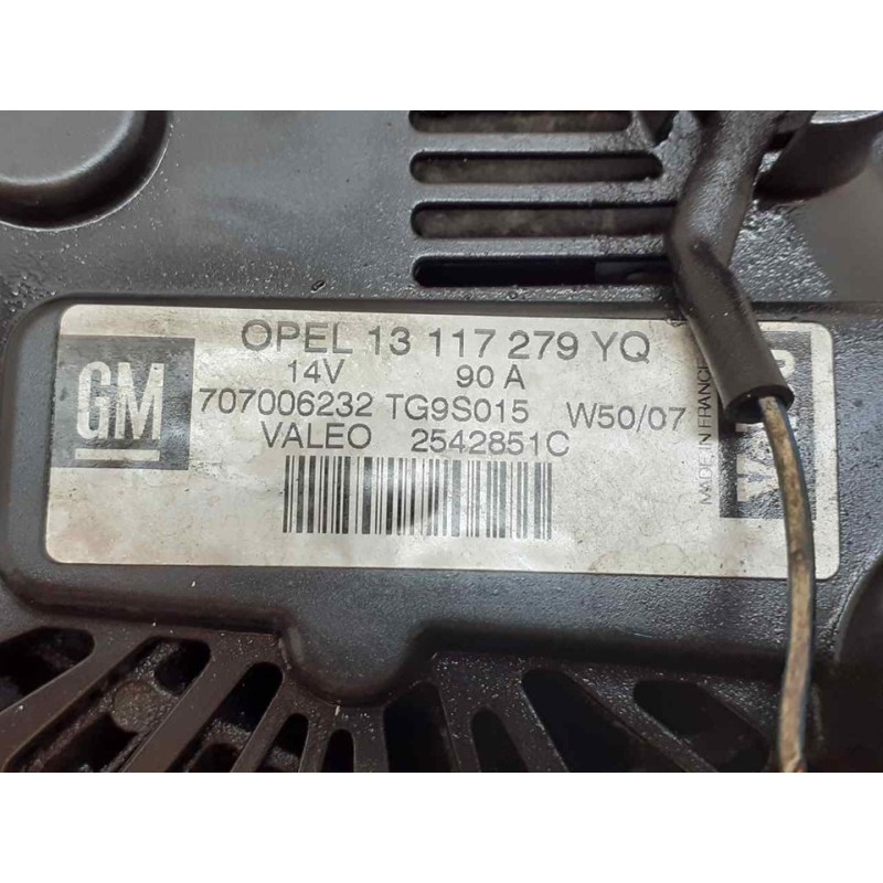 Recambio de alternador para opel meriva cosmo referencia OEM IAM 13117279YQ  VALEO - Gris 5