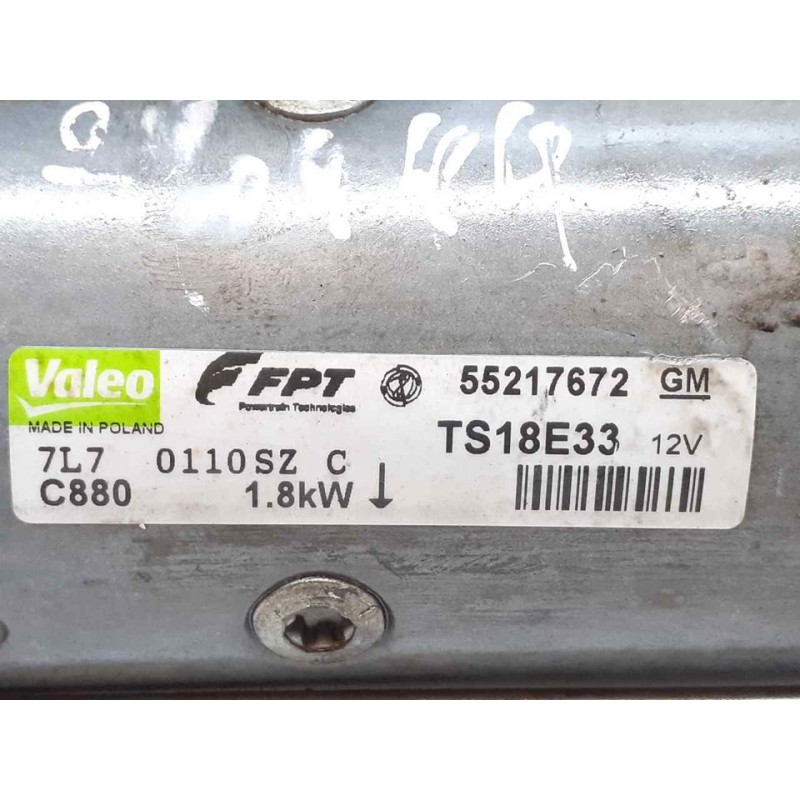Recambio de motor arranque para opel meriva cosmo referencia OEM IAM TS18E33  VALEO - Gris 2