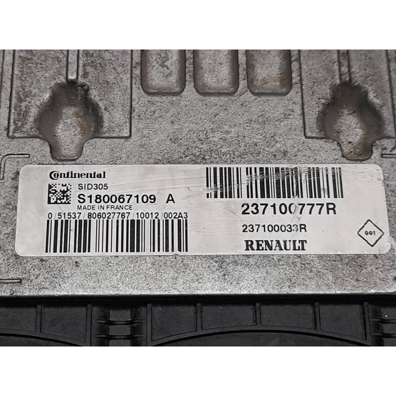 Recambio de centralita motor uce para renault megane iii berlina 5 p dynamique referencia OEM IAM 237100777R S180067109A 2