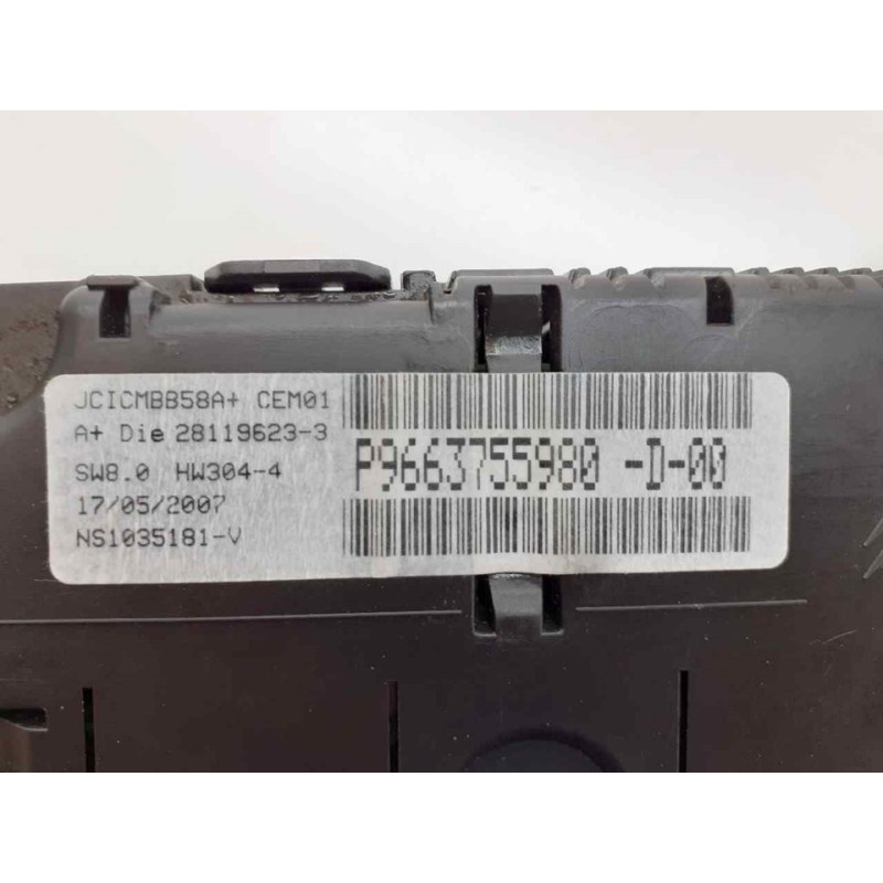 Recambio de cuadro instrumentos para citroën c4 grand picasso sx referencia OEM IAM P9663755980 - Azul 3