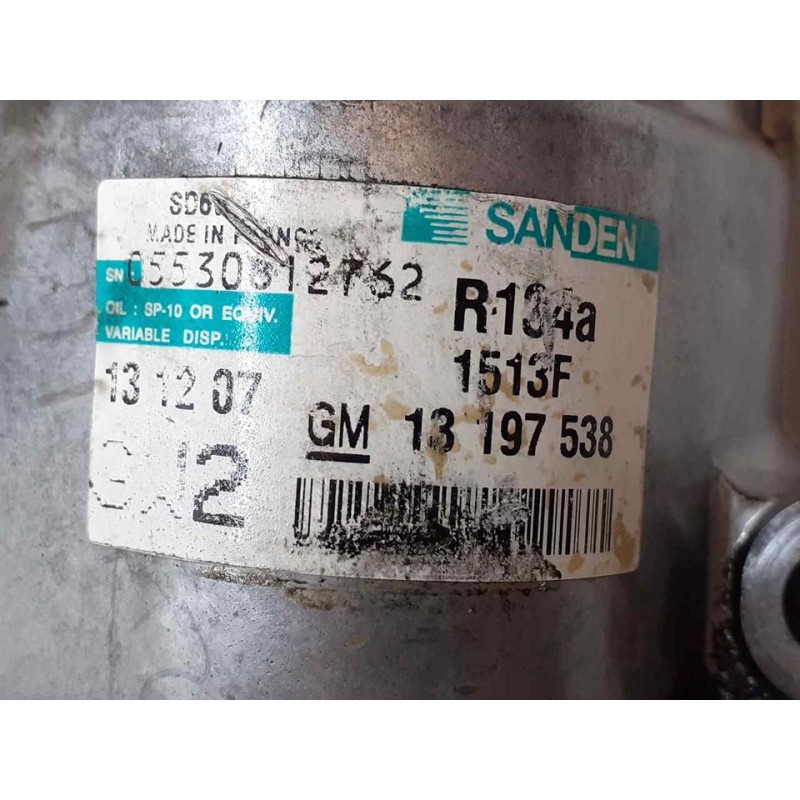 Recambio de compresor aire acondicionado para opel meriva cosmo referencia OEM IAM R134A - Gris 4