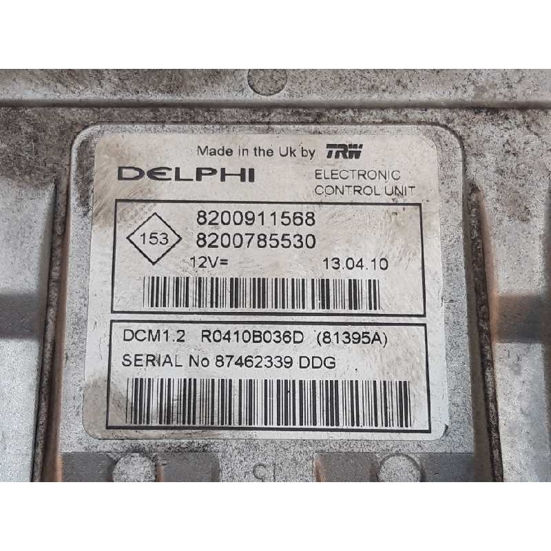 Recambio de centralita motor uce para dacia logan básico referencia OEM IAM 8200911568 8200785530 - Gris 3