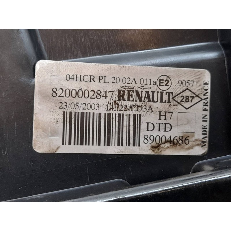 Recambio de faro derecho para renault laguna ii (bg0) expression referencia OEM IAM 8200002847 - Gris 7