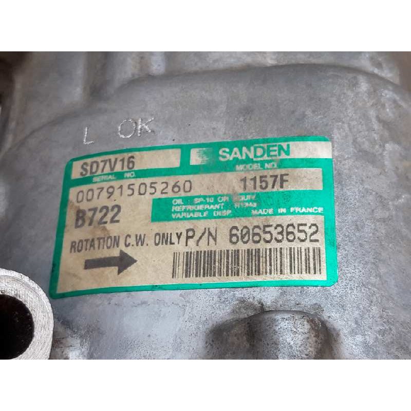 Recambio de compresor aire acondicionado para alfa romeo 147 (190) 1.9 jtd 16v distinctive referencia OEM IAM 1157F 60653652 3