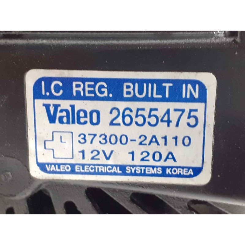 Recambio de alternador para kia rio 1.5 crdi active referencia OEM IAM 2655475  VALEO 5