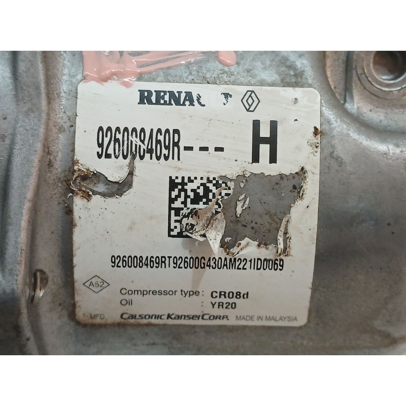 Recambio de compresor aire acondicionado para dacia sandero iii stepway comfort referencia OEM IAM 926008469R  CALSONIC - Blanco 5