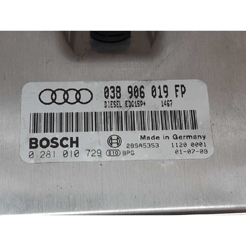 Recambio de centralita motor uce para audi a4 berlina (8e) 1.9 tdi (96kw) referencia OEM IAM 0281010729 038906019FP BOSCH 3