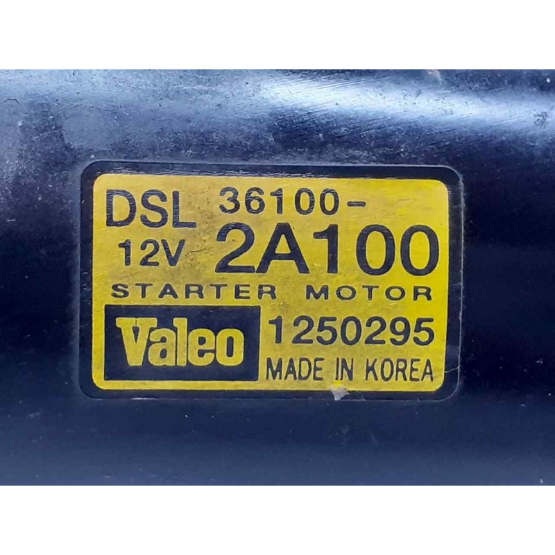 Recambio de motor arranque para kia rio 1.5 crdi active referencia OEM IAM 1250295  VALEO 5