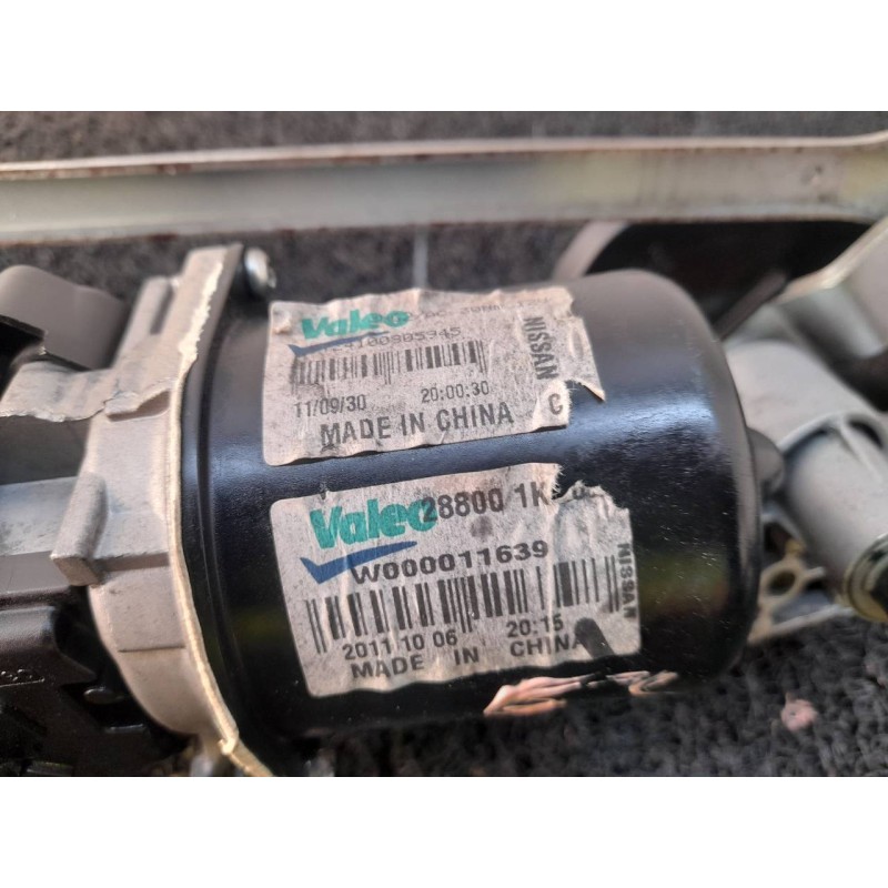 Recambio de motor limpia delantero para nissan juke (f15) kuro referencia OEM IAM 288001KA0B W000011639 VALEO - Negro 3