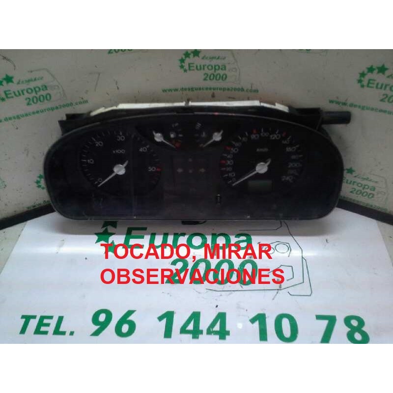 Recambio de cuadro instrumentos para renault laguna ii (bg0) 1.9 dci diesel cat referencia OEM IAM 8200218863  