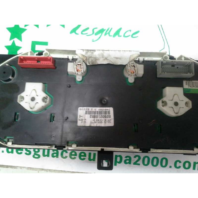Recambio de cuadro instrumentos para renault laguna ii (bg0) 1.9 dci diesel cat referencia OEM IAM 8200218863 - Azul 3