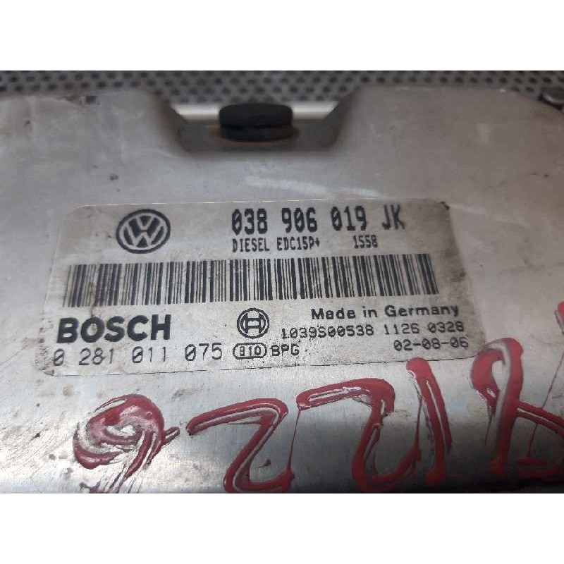 Recambio de centralita motor uce para volkswagen polo (9n1) highline referencia OEM IAM 038906019JK 0281011075 - Negro 2