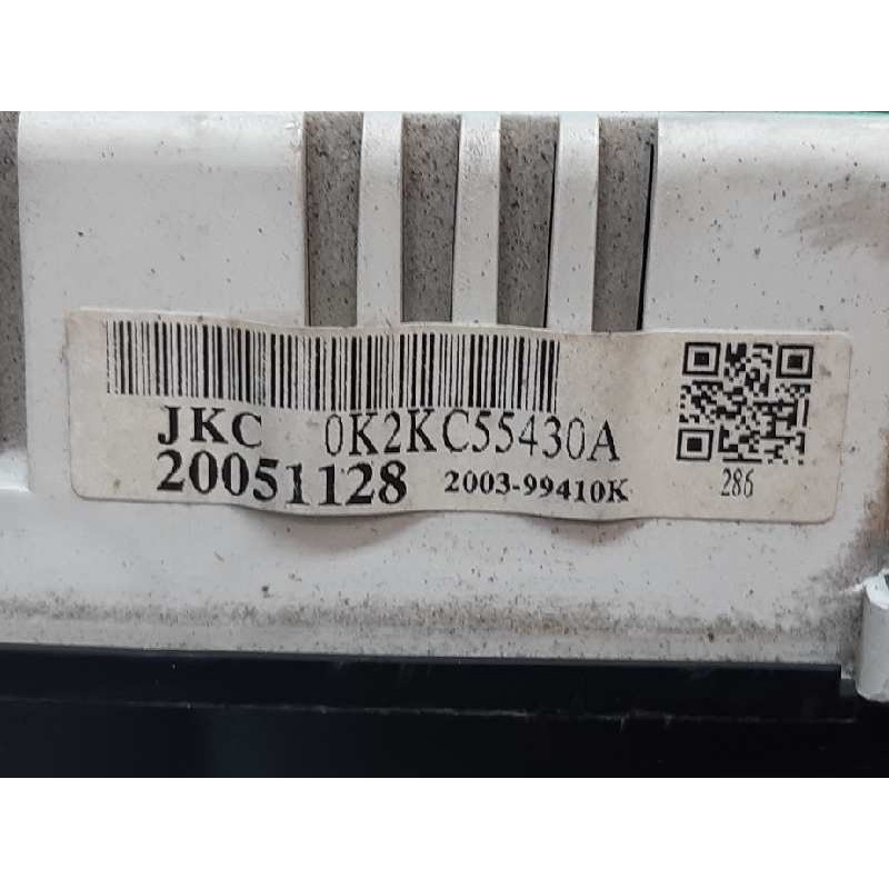 Recambio de cuadro instrumentos para kia carens 2.0 crdi lx monovolumen referencia OEM IAM 0K2KC55430A 20051128 2