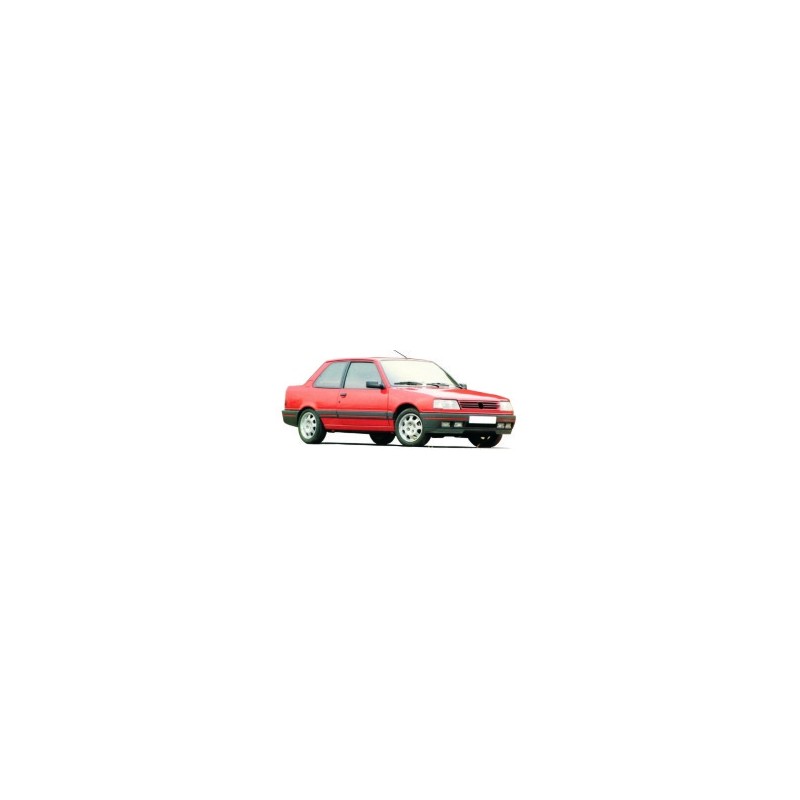 Recambio de cinturon seguridad delantero izquierdo para peugeot 309 1.3 referencia OEM IAM - Gris 5