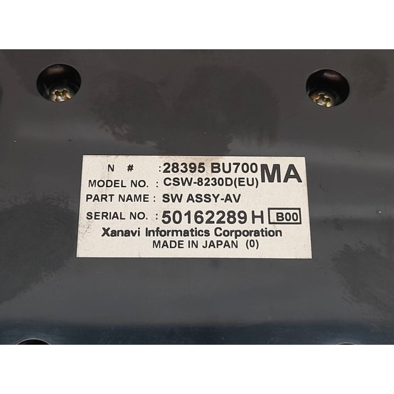 Recambio de sistema audio / radio cd para nissan almera tino (v10m) acenta referencia OEM IAM 28395BU700 CSW8230D 3