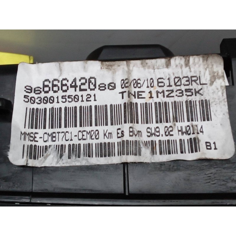 Recambio de cuadro instrumentos para peugeot 308 premium referencia OEM IAM 9666642080 2
