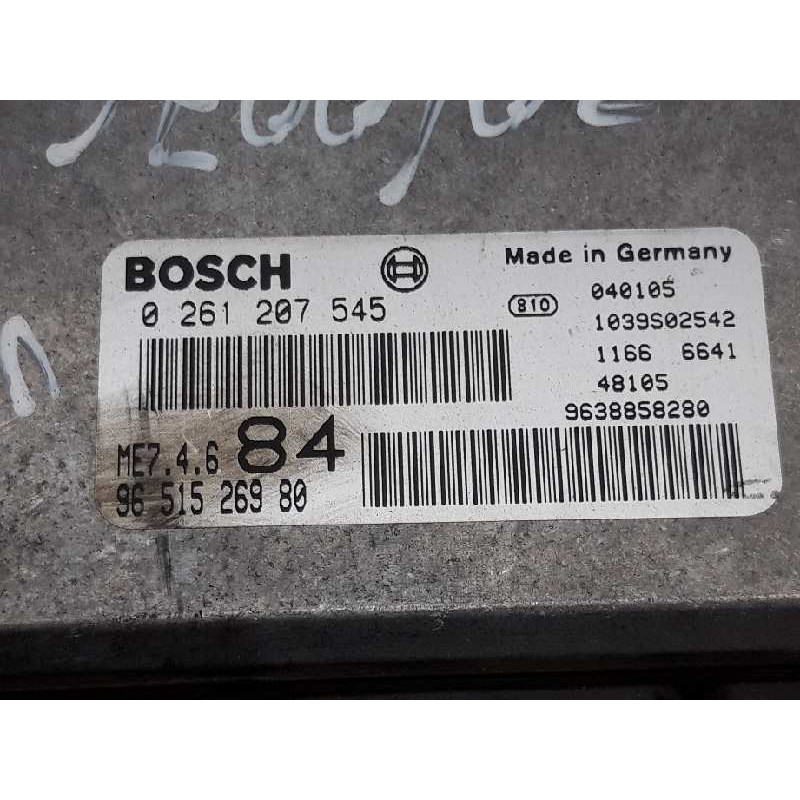 Recambio de centralita motor uce para peugeot 807 sv referencia OEM IAM 0261207545 9651526980 2