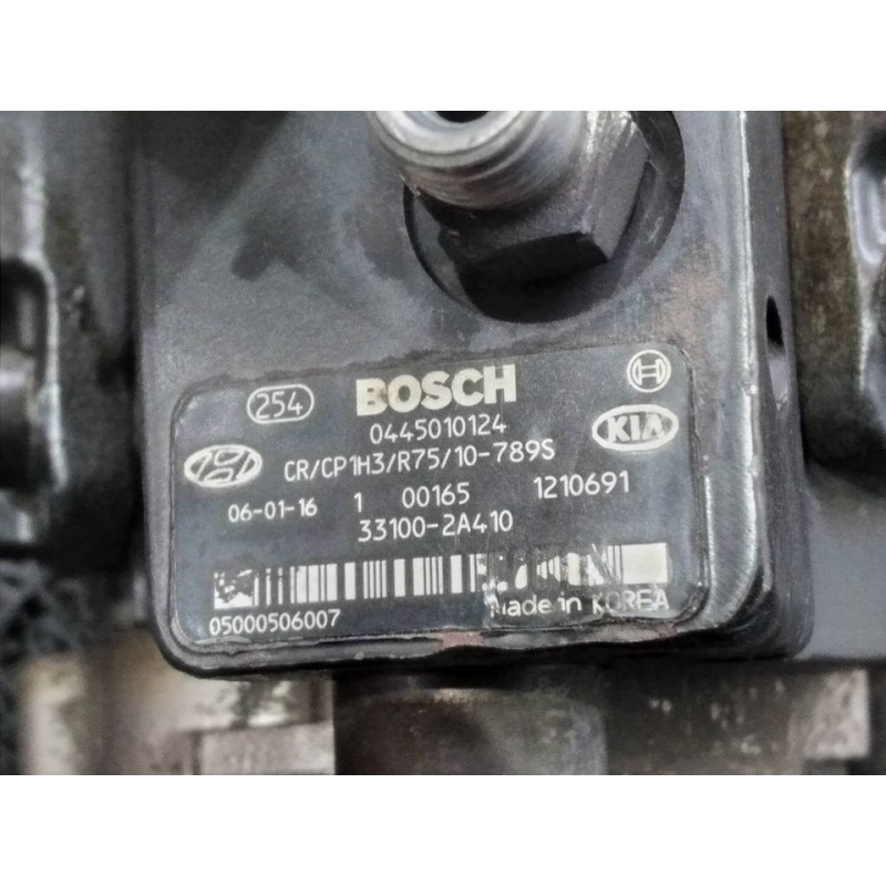 Recambio de bomba inyeccion para kia rio 1.5 crdi ex2 referencia OEM IAM 0445010124 331002A410 BOSCH - Negro 6