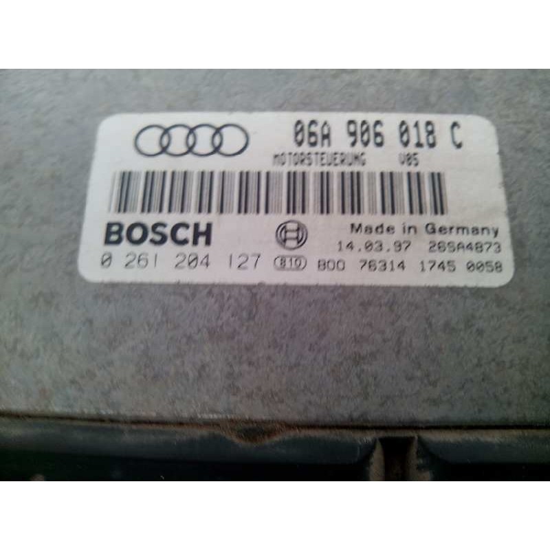 Recambio de centralita motor uce para audi a3 (8l) 1.8 20v referencia OEM IAM 0261204127 06A906018C BOSCH - Azul 2