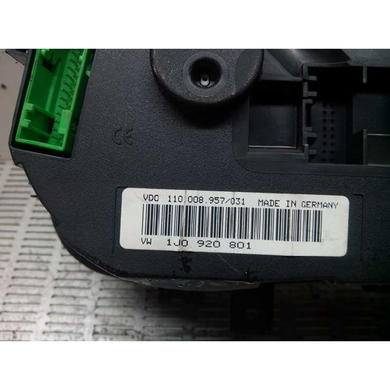 Recambio de cuadro instrumentos para volkswagen golf iv berlina (1j1) 1.4 16v referencia OEM IAM 1J0920801 110008957031 - Negro 3