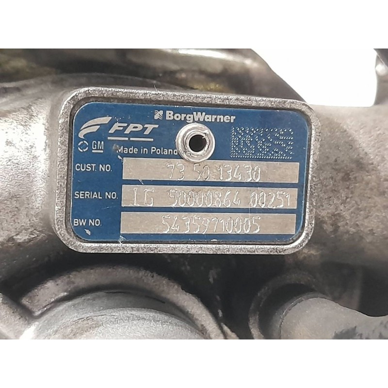 Recambio de turbocompresor para opel corsa d essentia referencia OEM IAM 735013430 4