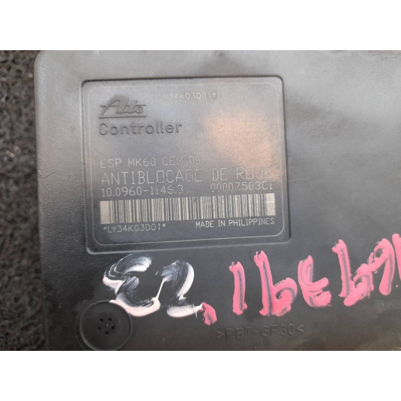 Recambio de abs para citroën c5 berlina 1.6 hdi cat (9hy / dv6ted4) referencia OEM IAM 9656419780 10020601884 10096011463 - Blanco 4