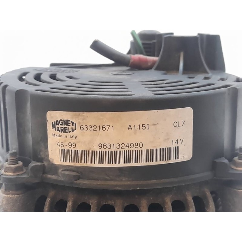Recambio de alternador para peugeot 306 berlina 3/4/5 puertas (s2) xr referencia OEM IAM 9631324980 63321671 MAGNITI MARELLI - Azul 5