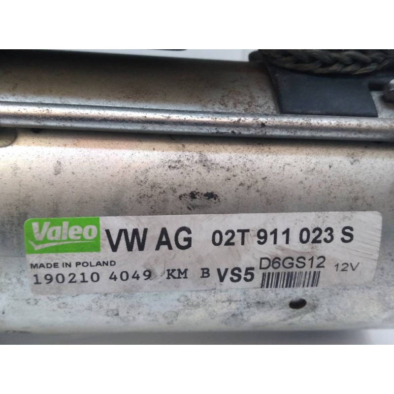 Recambio de motor arranque para seat ibiza (6j5) reference referencia OEM IAM 02T911023S 1902104049KM D6GS12 - Verde 2