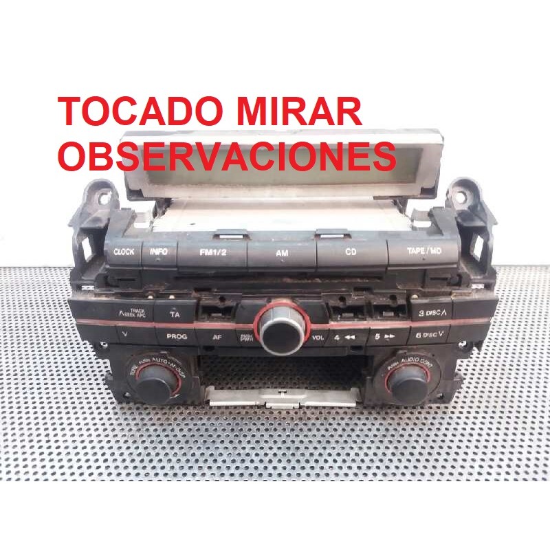 Recambio de sistema audio / radio cd para mazda 3 berlina (bk) 1.6 cd diesel cat referencia OEM IAM 14789900 04D1B51882 - Gris