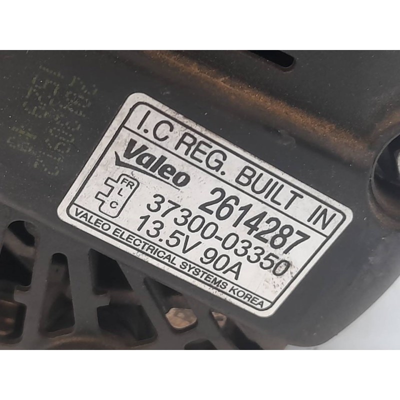 Recambio de alternador para kia rio 1.2 cat referencia OEM IAM 3730003350 2614287 VALEO - Negro 4