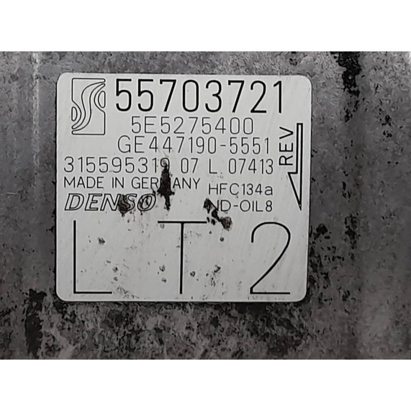 Recambio de compresor aire acondicionado para opel corsa d essentia referencia OEM IAM 55703721 4471905551 3