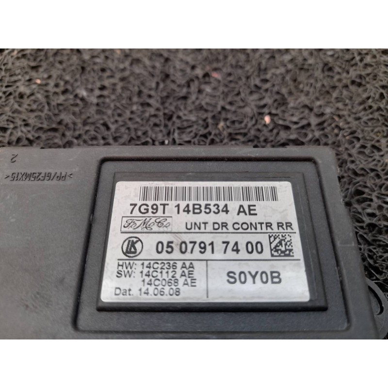 Recambio de centralita check control para ford s-max (ca1) titanium referencia OEM IAM 7G9T14B534AE 0507917400 3