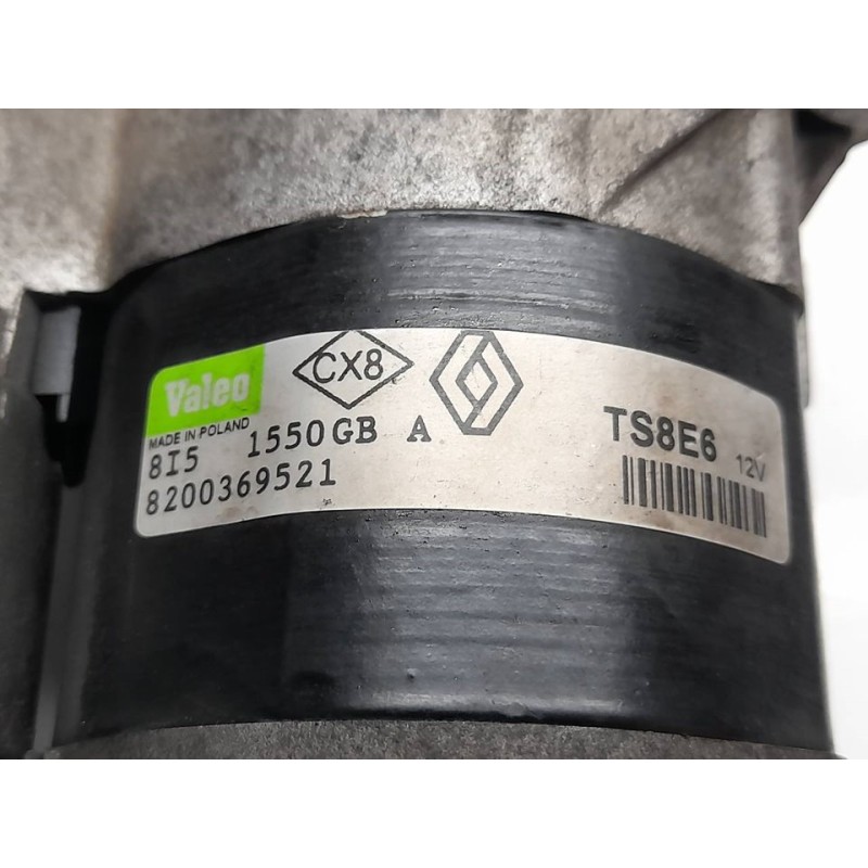 Recambio de motor arranque para renault modus pack authentique referencia OEM IAM 8200369521 TS8E6 VALEO 4