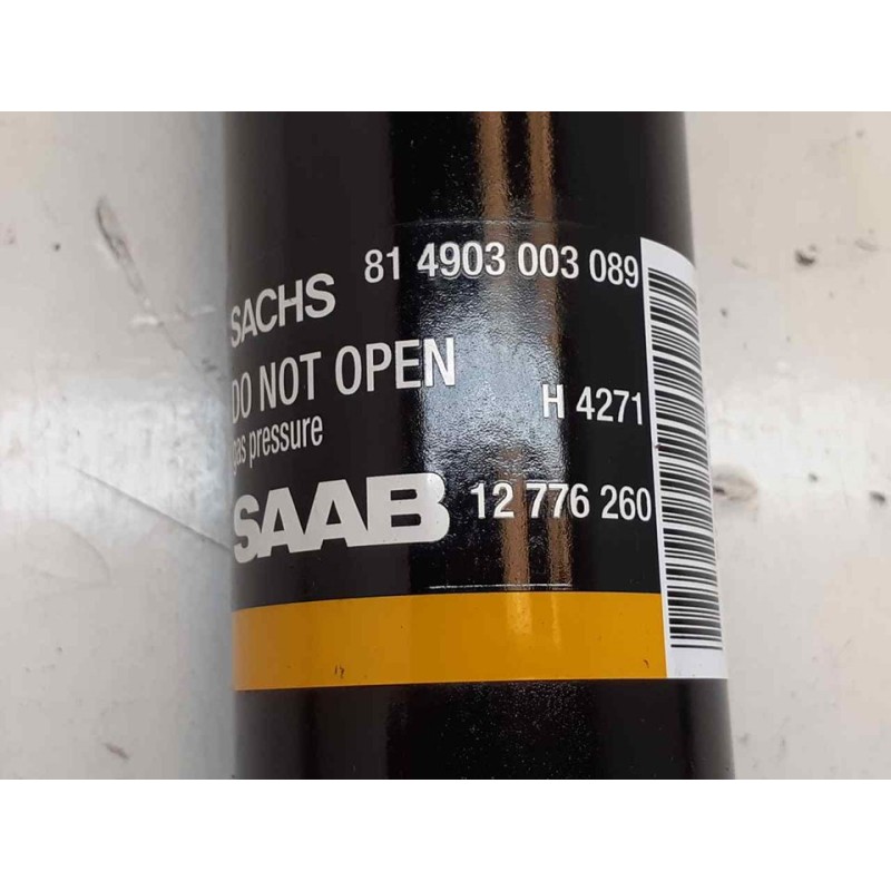 Recambio de amortiguador trasero izquierdo para saab 9-3 cabrio 2.0 t vector referencia OEM IAM H4271  SACHS - Gris 2