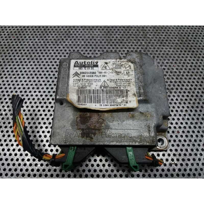 Recambio de centralita airbag para citroën c4 berlina 1.6 16v hdi referencia OEM IAM 9662643980 603726100 