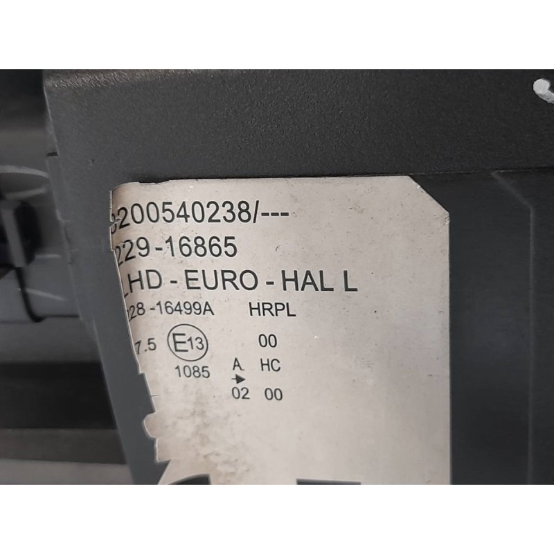 Recambio de faro izquierdo para renault modus pack authentique referencia OEM IAM 8200540238 3